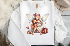 Valentine Fairy Girl Clipart Bundle - CraftNest - Digital Crafting and Art