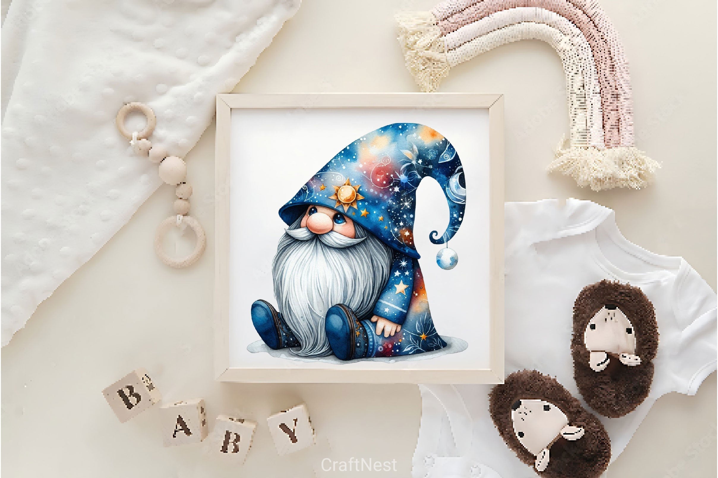Celestial Gnome Clipart Bundle