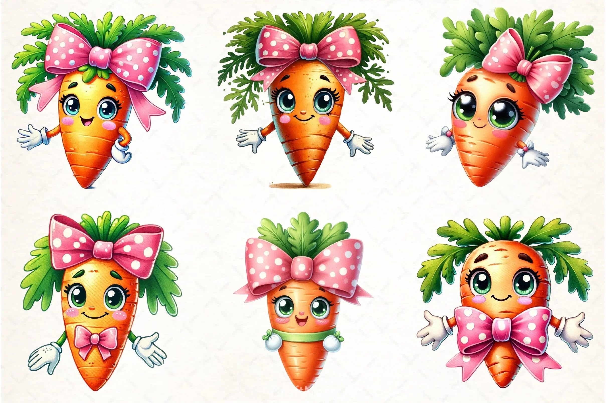 Funny Carrots Clipart Bundle - CraftNest - Digital Crafting and Art