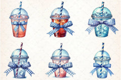 Coquette Iced Coffee Clipart Bundle - CraftNest - Digital Crafting and Art