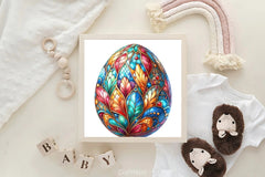 Stained Glass Egg Clipart Bundle - CraftNest - Digital Crafting and Art