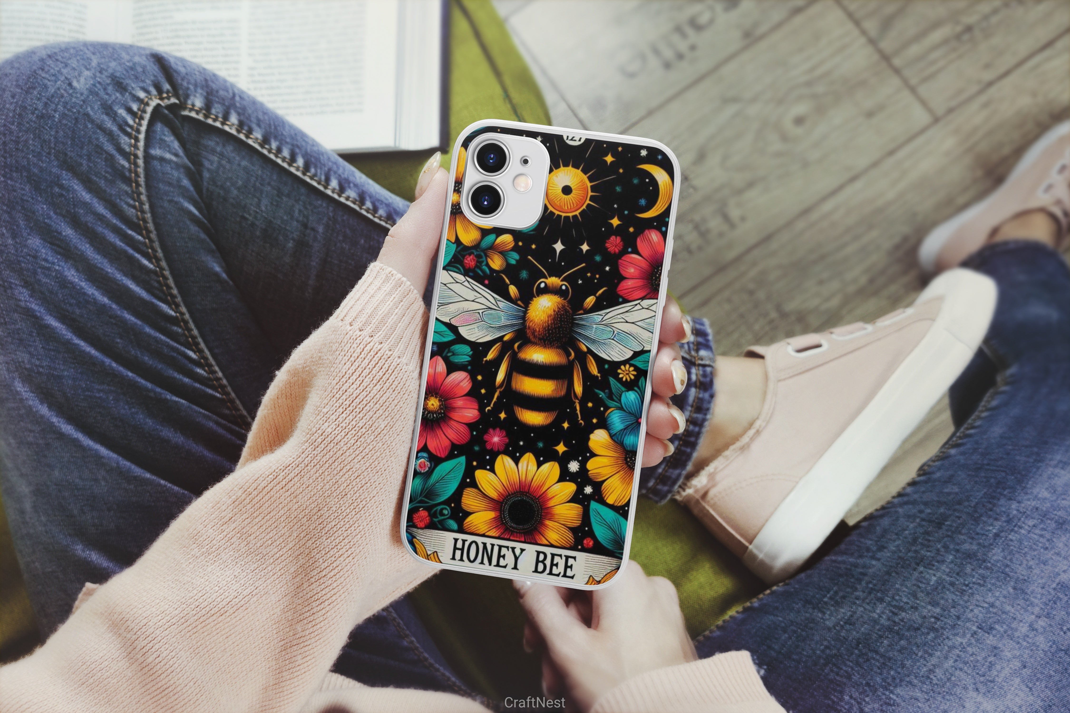 Honey Bee Tarot Card Clipart Bundle 10