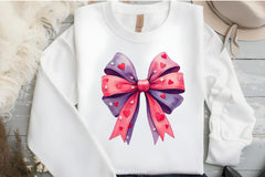 Watercolour Hot Pink Bows Clipart Bundle - CraftNest - Digital Crafting and Art