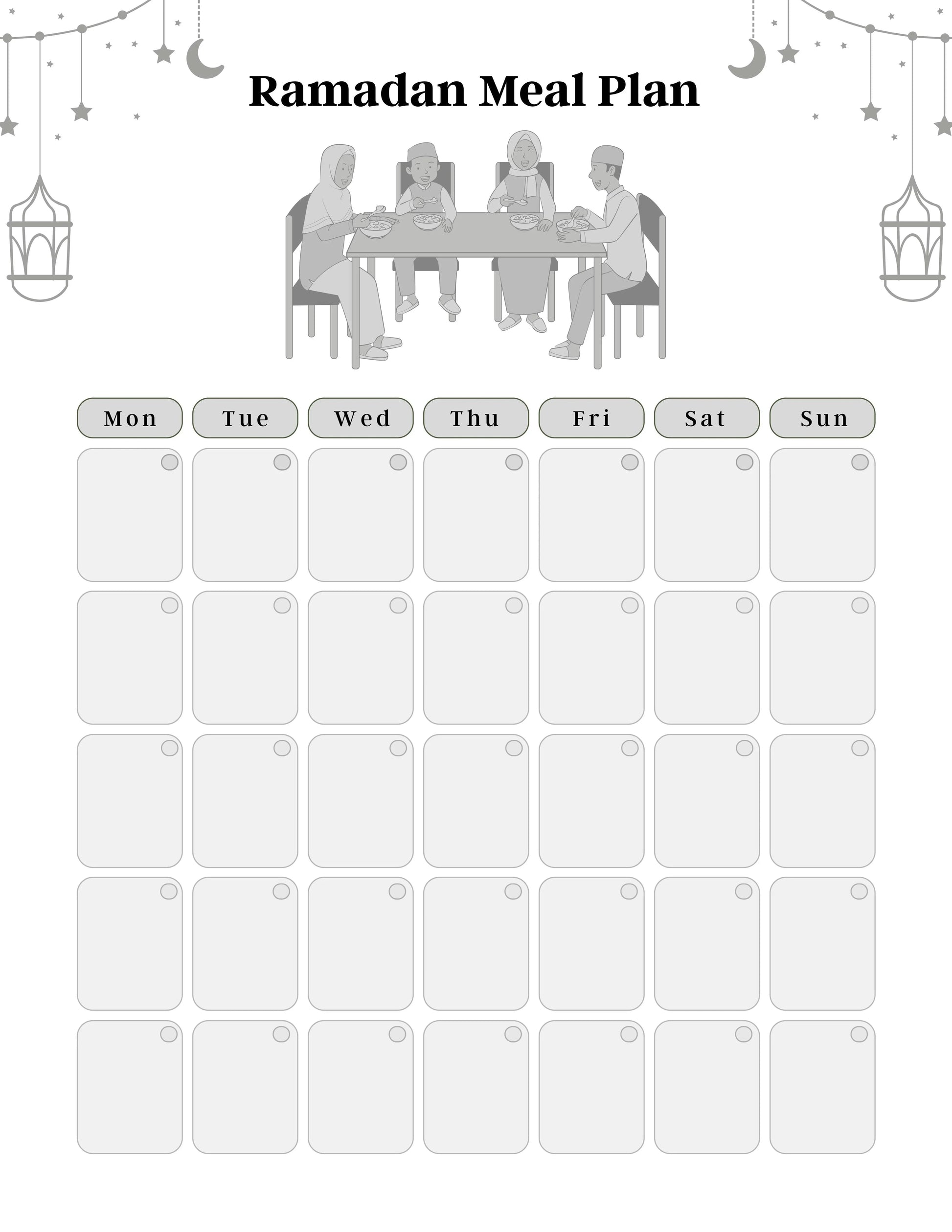 Ramadan Planner Canva KDP Planner - CraftNest - Digital Crafting and Art