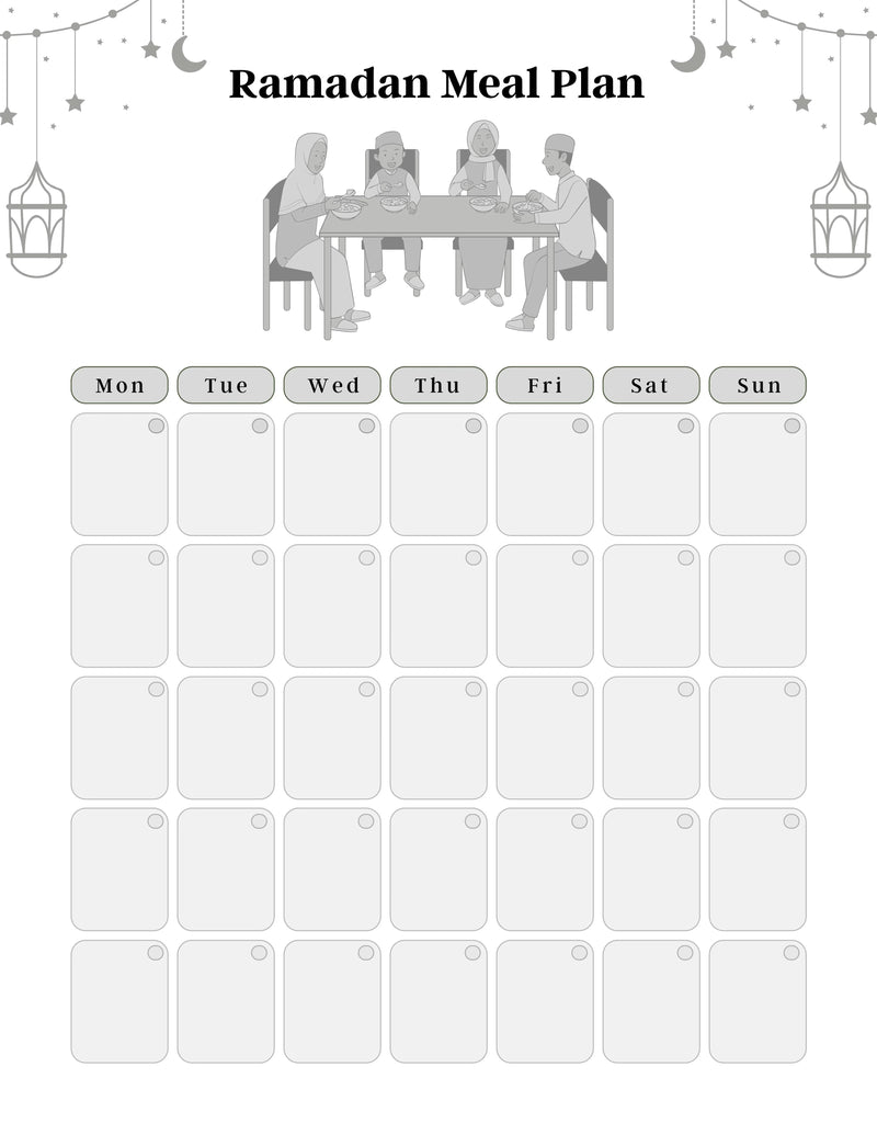 Ramadan Planner Canva KDP Planner - CraftNest - Digital Crafting and Art
