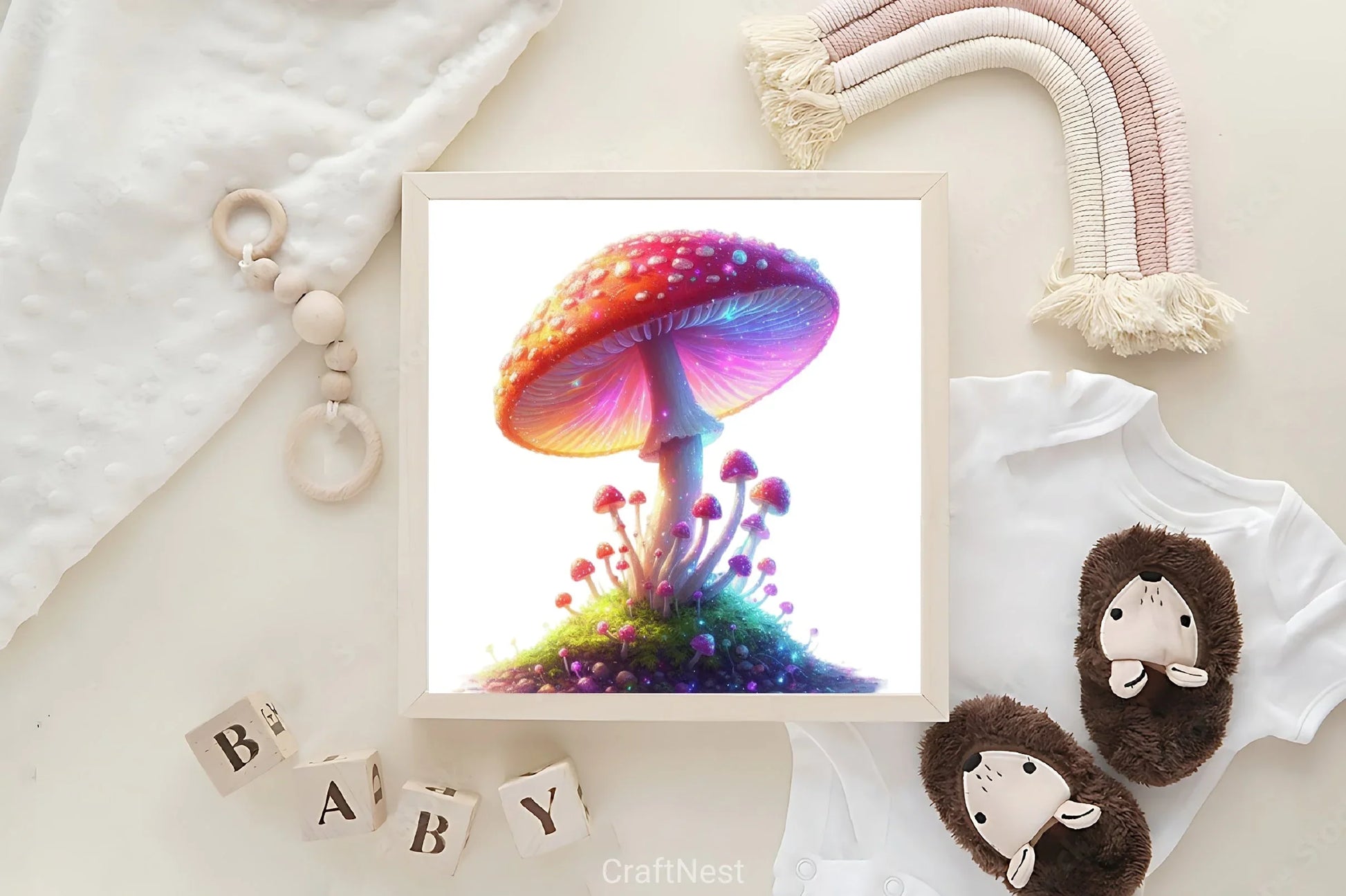 Colorful Mushrooms Clipart Bundle - CraftNest - Digital Crafting and Art