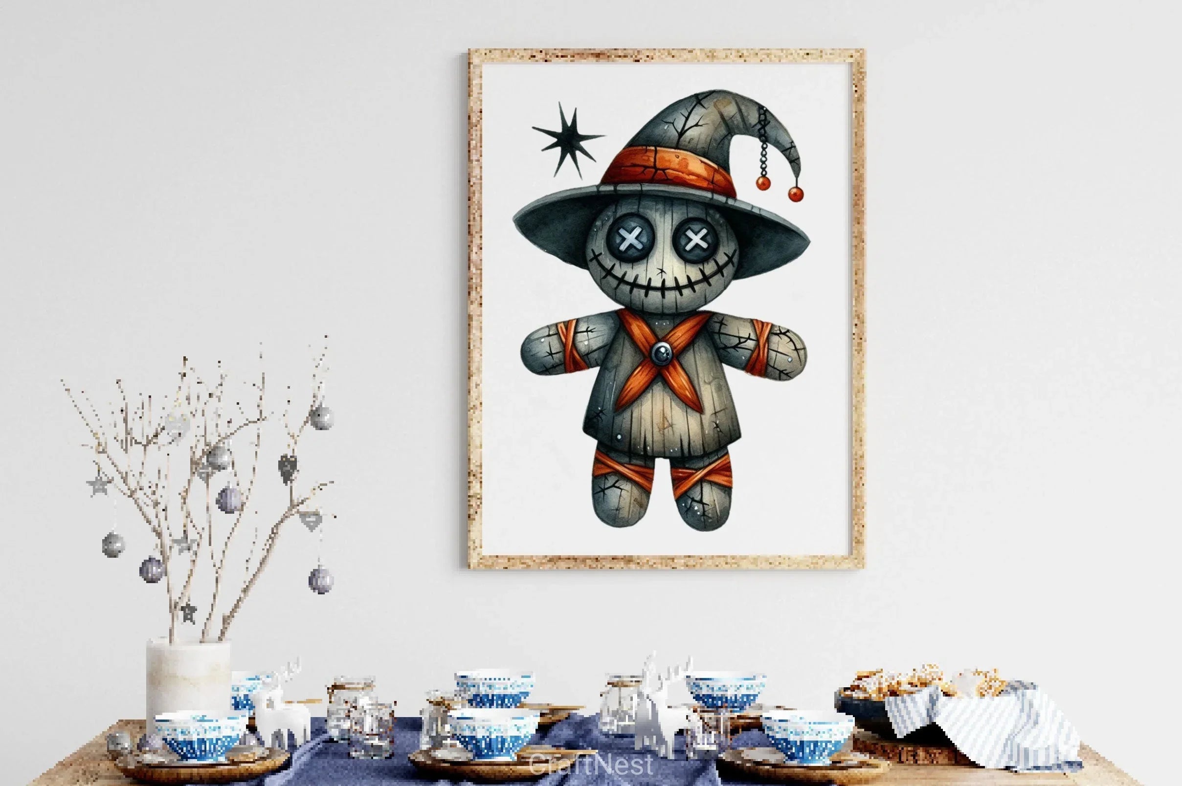 Halloween Gothic Voodoo Doll Clipart Bundle 3 - CraftNest - Digital Crafting and Art