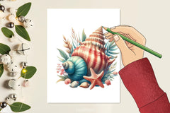 Seashells Clipart Bundle - CraftNest - Digital Crafting and Art
