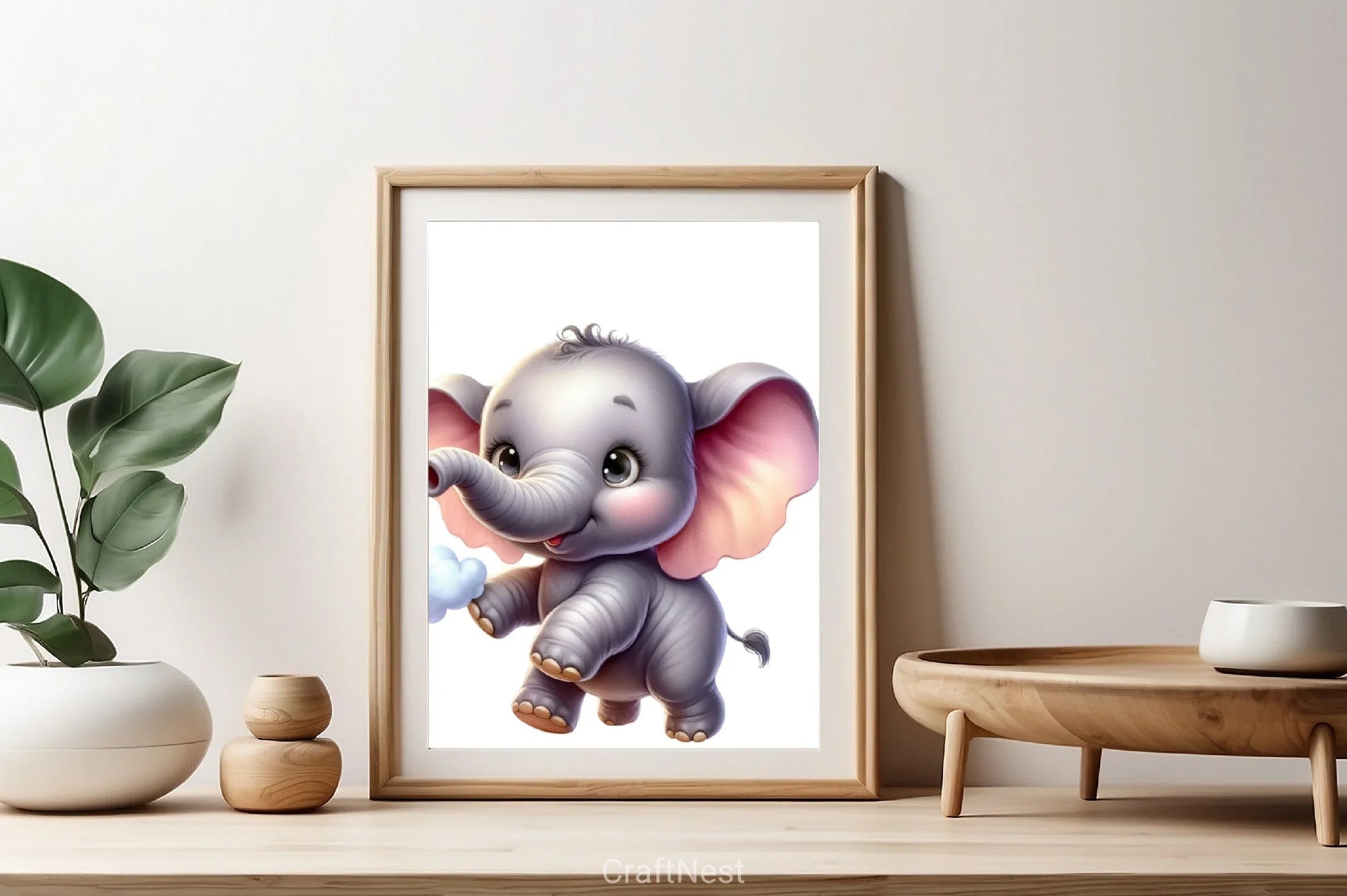Cute Elephant Clipart Bundle - CraftNest - Digital Crafting and Art