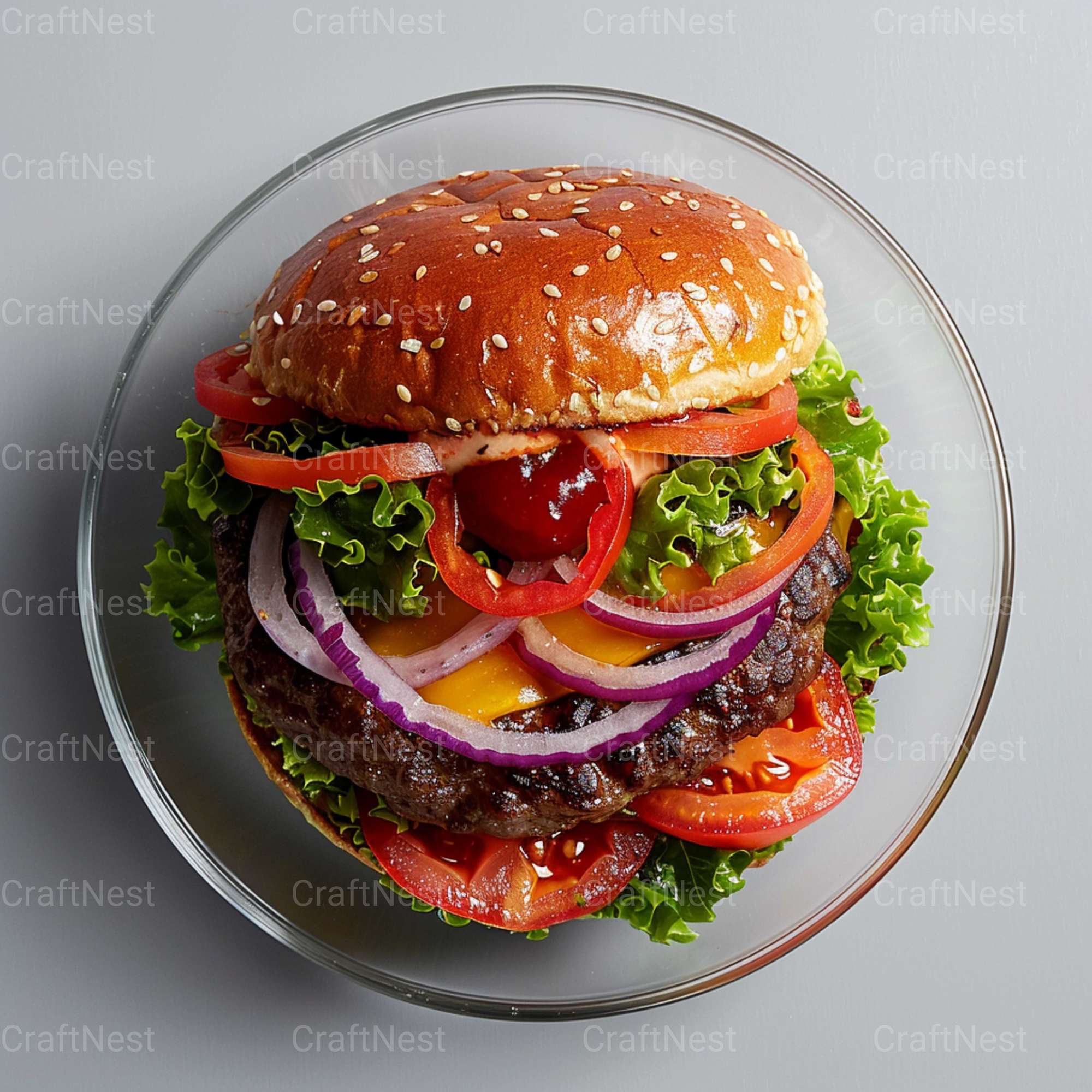 Gourmet Burgers Stock Images - CraftNest - Digital Crafting and Art