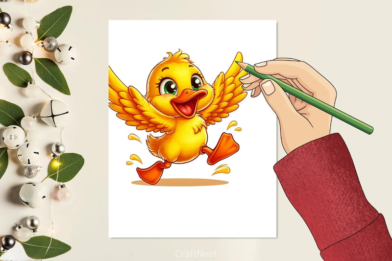 Funny Duck Clipart Bundle 3 - CraftNest - Digital Crafting and Art