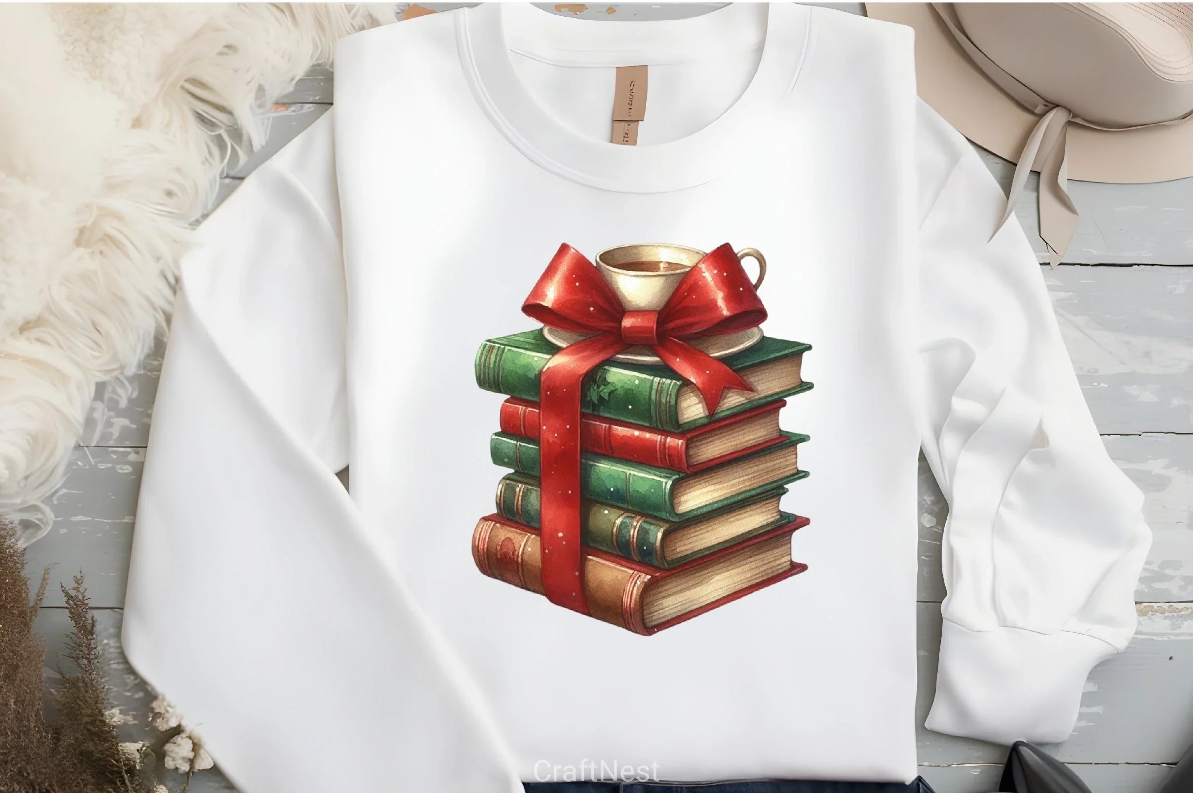 Christmas Book Set Clipart Bundle - CraftNest - Digital Crafting and Art