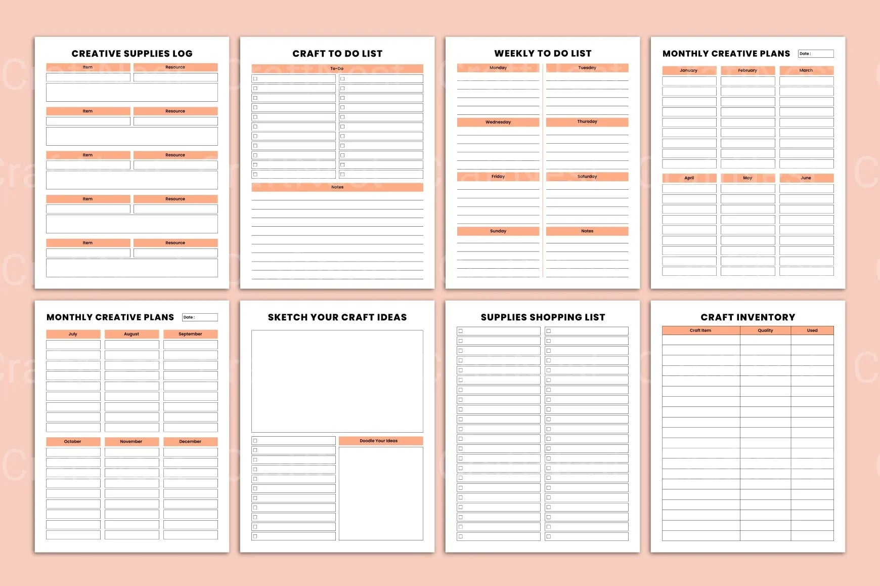 Craft Business Organizer for Efficient Management - CraftNest - Digital Crafting and Art