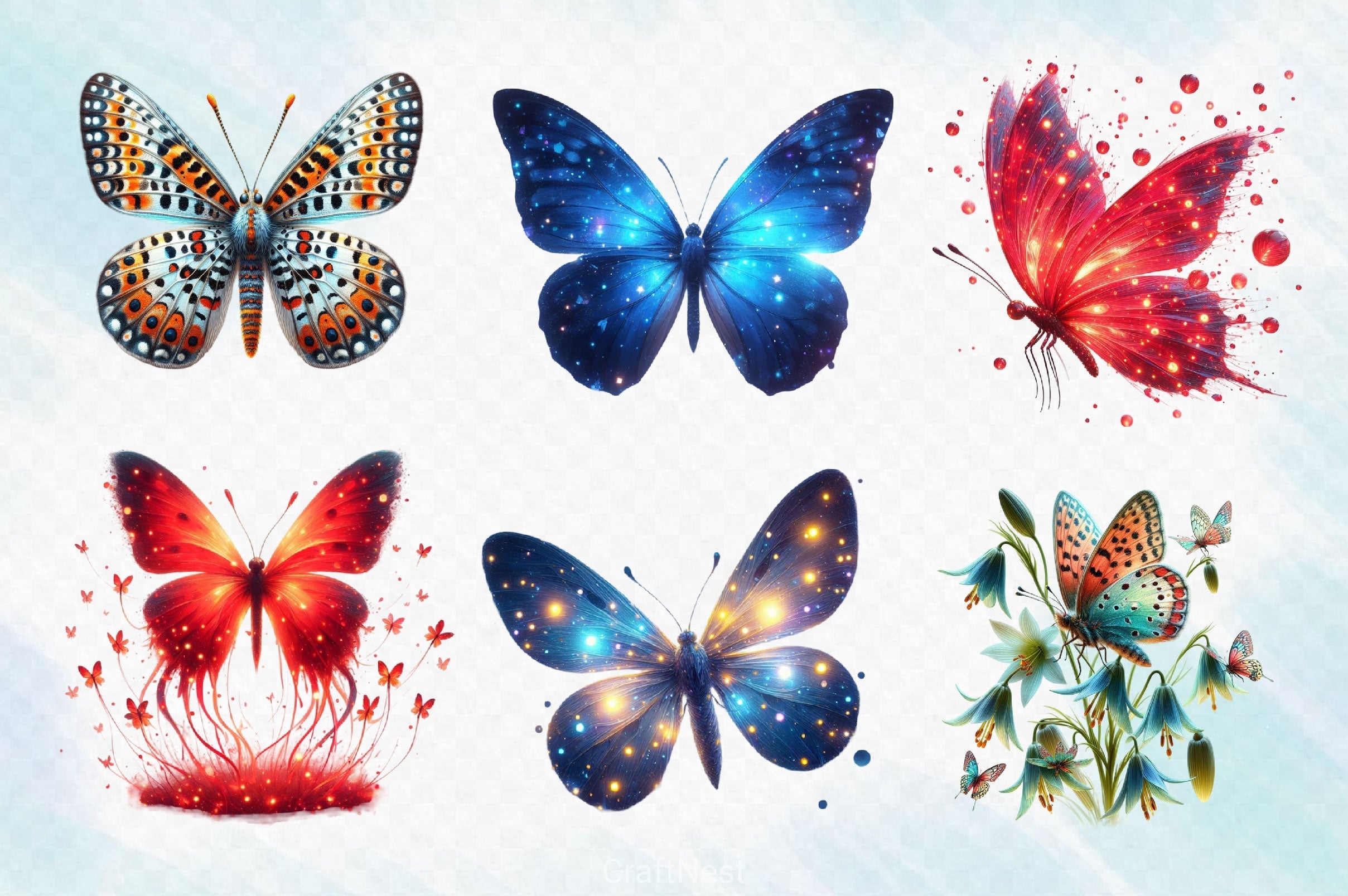 Butterfly Clipart Bundle 27