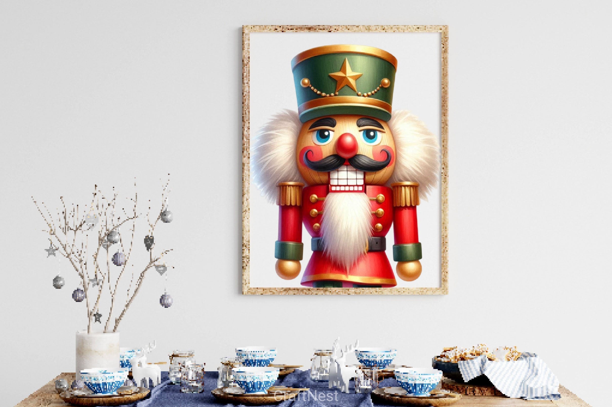 Christmas Funny Nutcracker Clipart Bundle 4