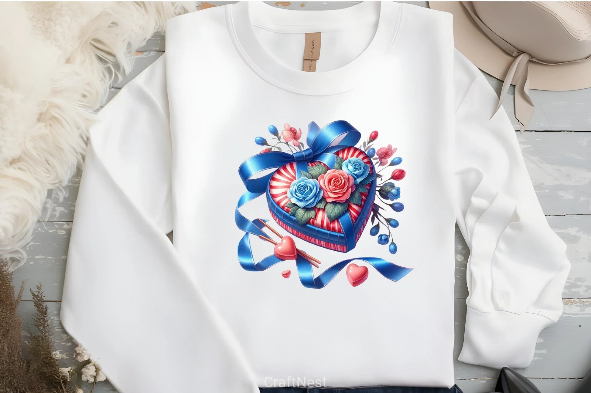 Valentine's Candy Heart Clipart Bundle - CraftNest - Digital Crafting and Art