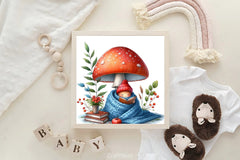 Cozy Mushroom Clipart Bundle - CraftNest - Digital Crafting and Art