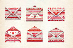 Valentine Crochet Envelopes Clipart Bundle 1 - CraftNest - Digital Crafting and Art