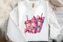 Valentine Coffee Cup Clipart Bundle - CraftNest - Digital Crafting and Art