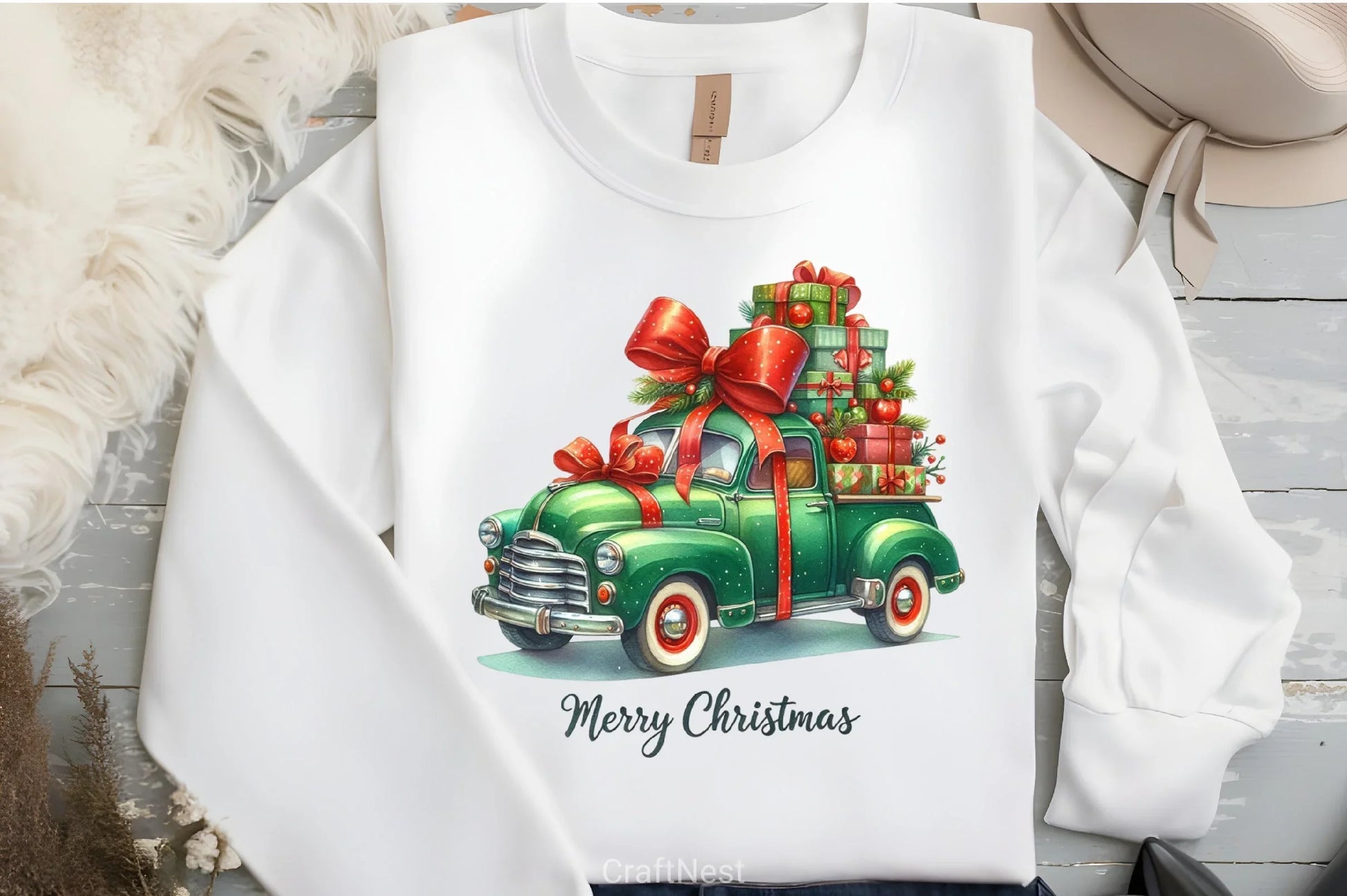 Christmas Car Gifts Clipart Bundle - CraftNest - Digital Crafting and Art