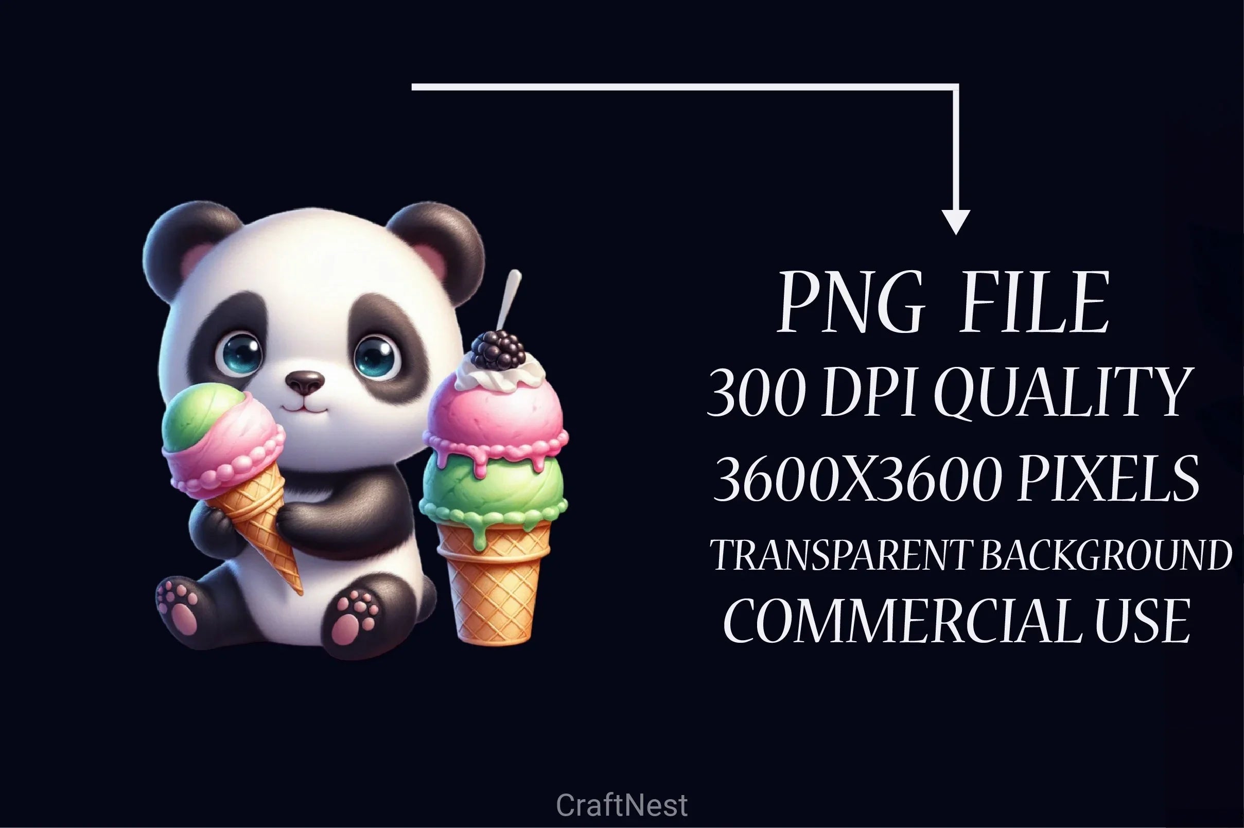 Animals Ice Cream Clipart Bundle - CraftNest - Digital Crafting and Art