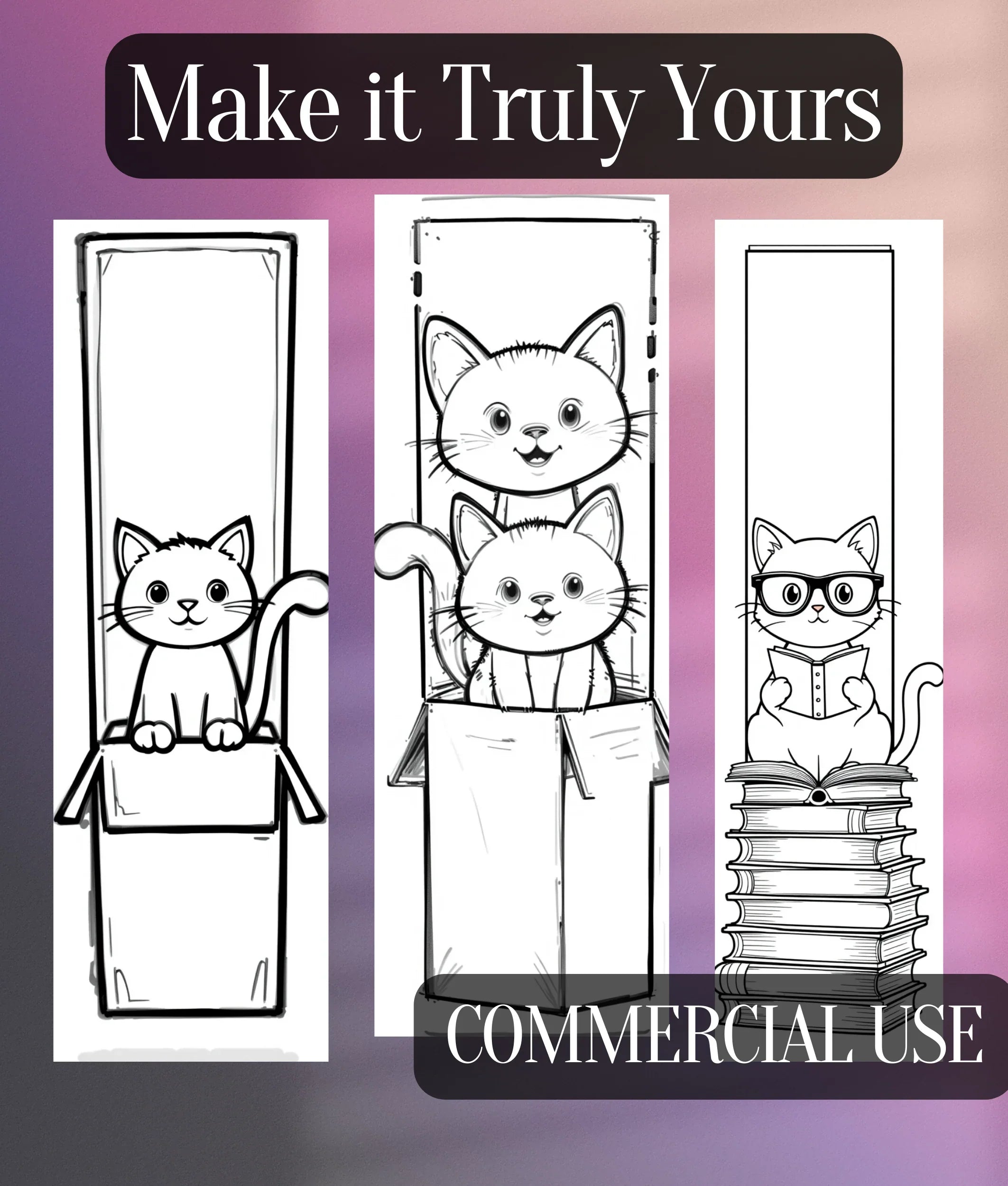 Cat Bookmark DIY Junk Journal Tutorial - CraftNest - Digital Crafting and Art