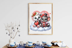 Animals Couple In Love Clipart Bundle - CraftNest - Digital Crafting and Art