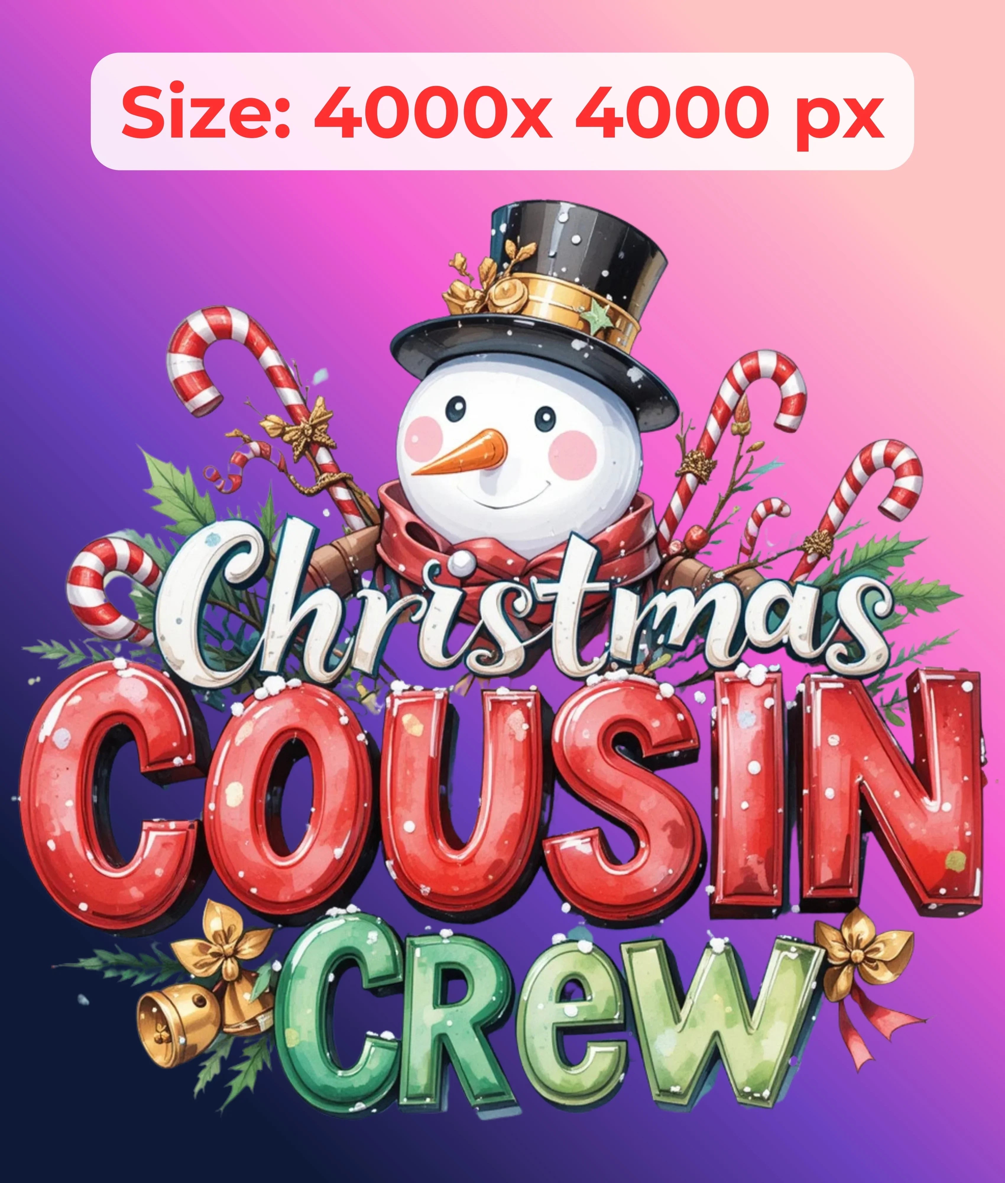 Cousin Crew Christmas Clipart Bundle - CraftNest - Digital Crafting and Art