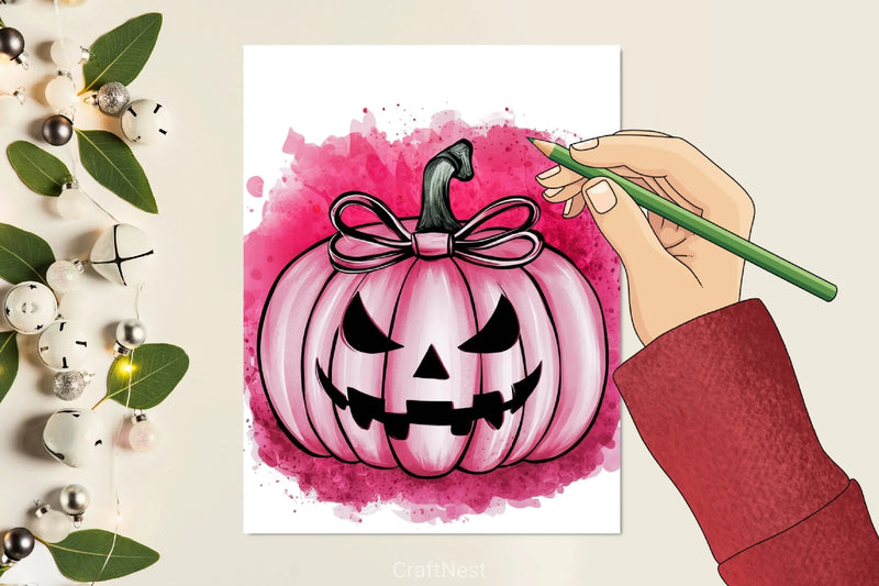 Halloween Pumpkin Clipart Bundle 5 - CraftNest - Digital Crafting and Art