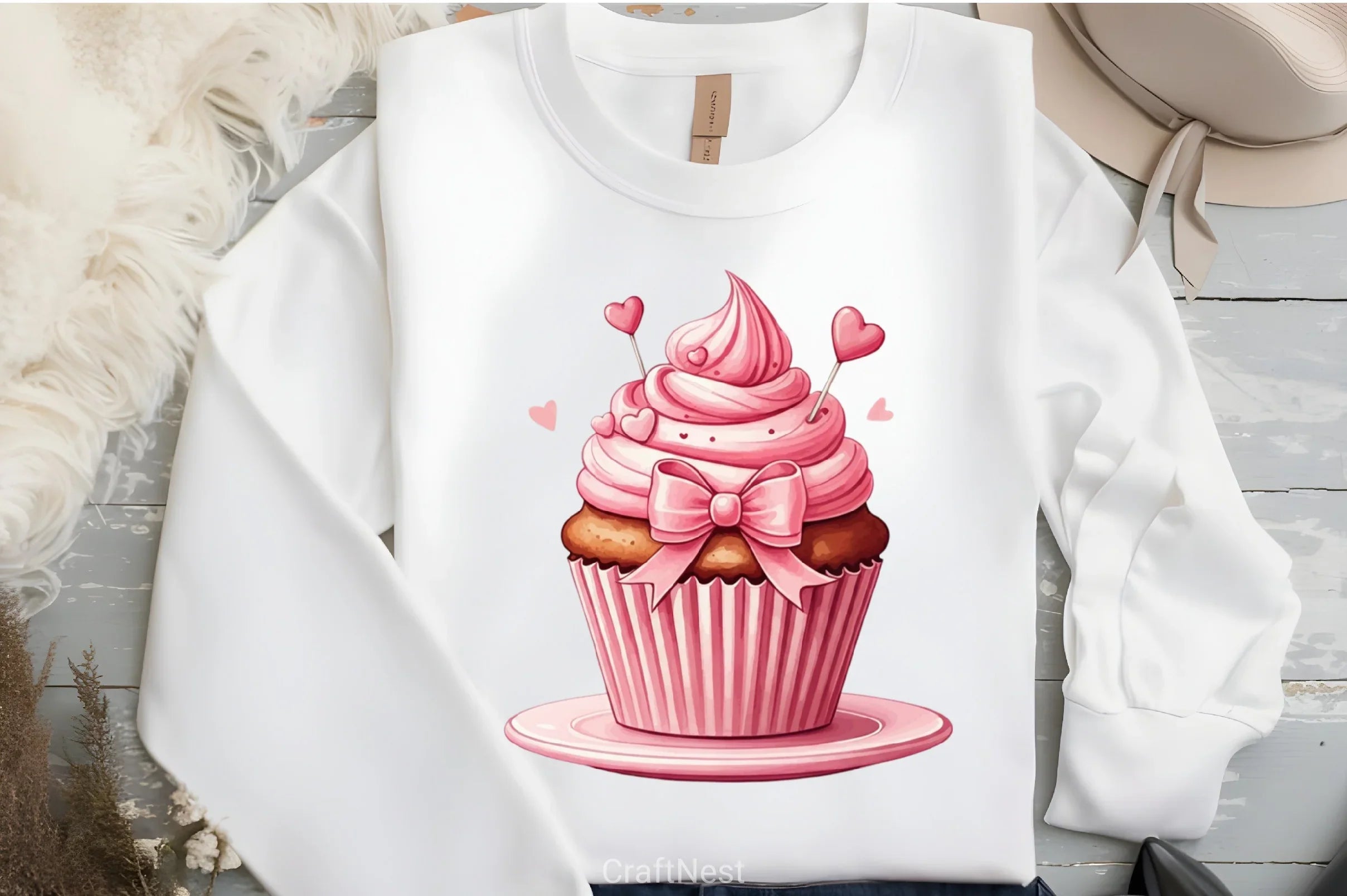 Valentine Cupcake Clipart Bundle 5 - CraftNest - Digital Crafting and Art