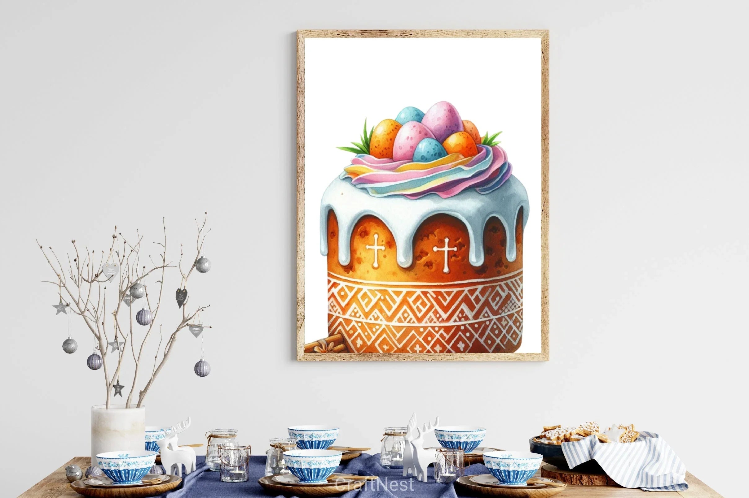 Easter Cakes Clipart Bundle - CraftNest - Digital Crafting and Art