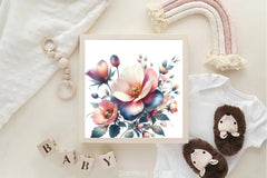 Vintage Flower Clipart Bundle - CraftNest - Digital Crafting and Art