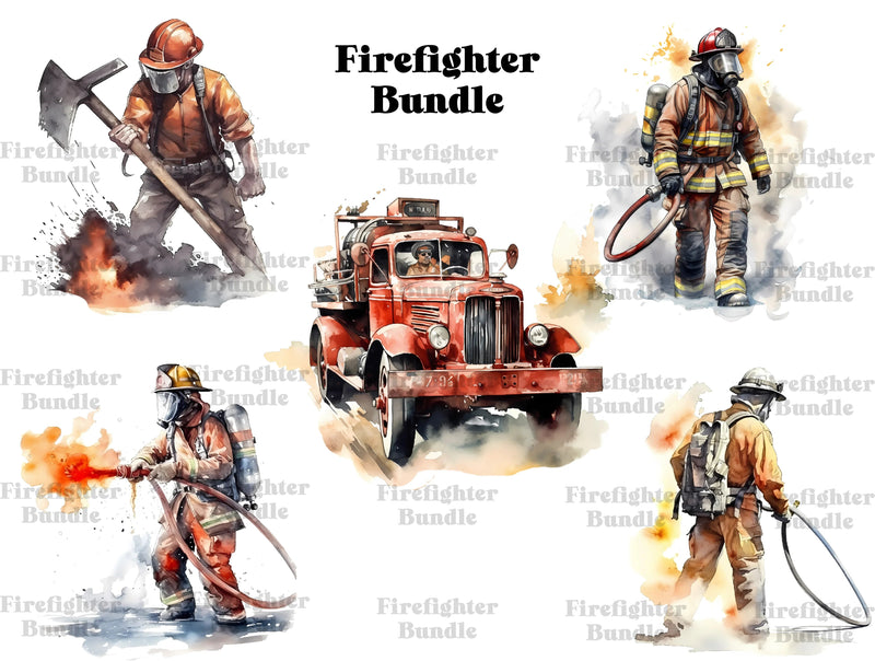 Firefighter Clipart - CraftNest