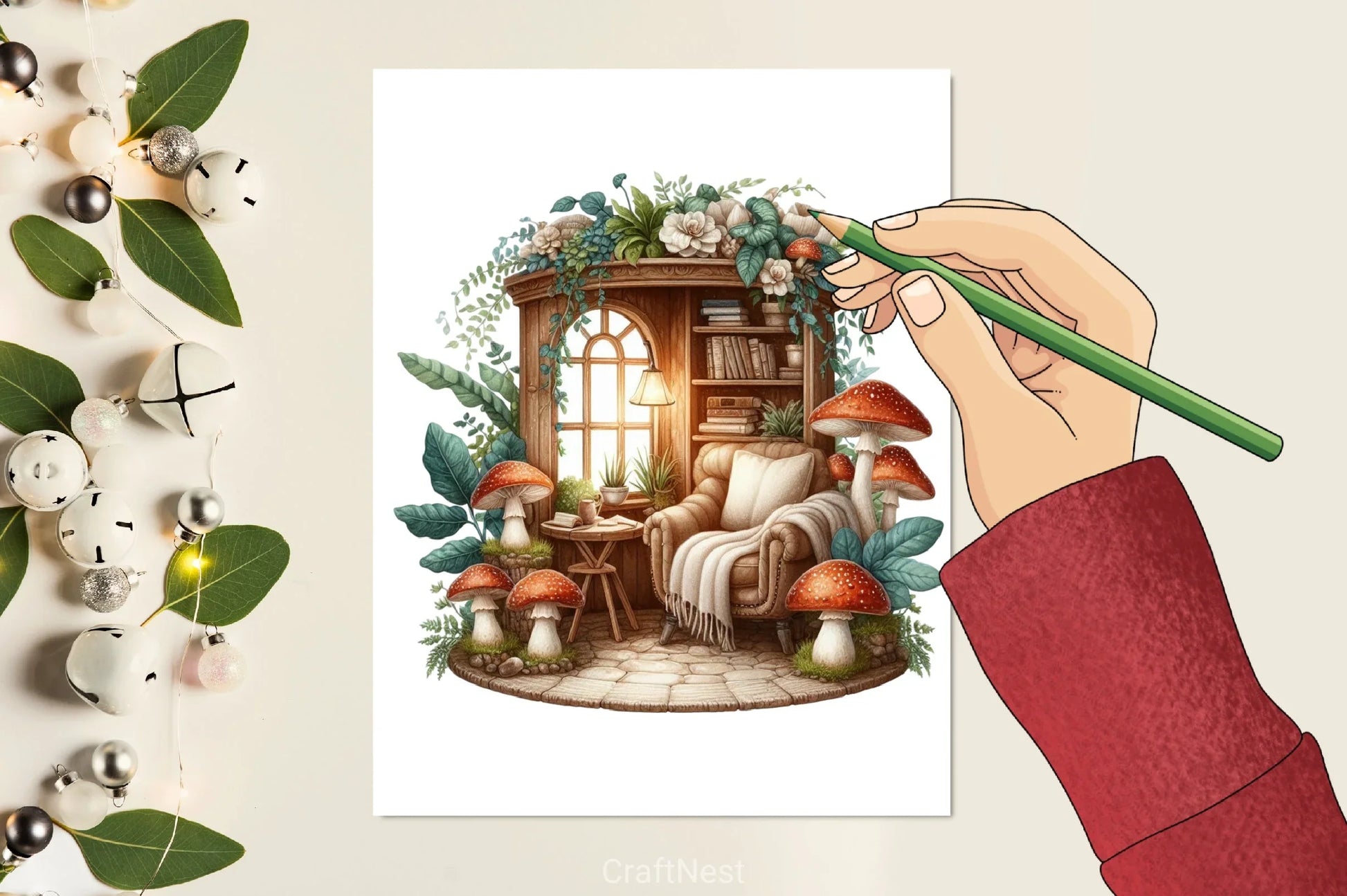 Cozy Sitting Area Clipart Bundle - CraftNest - Digital Crafting and Art