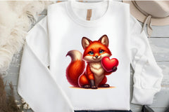 Valentine's Day Fox Clipart Bundle - CraftNest - Digital Crafting and Art