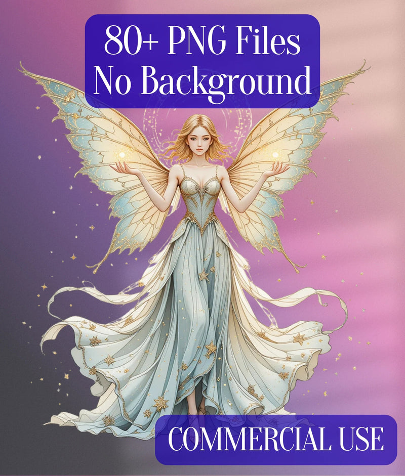 Celestial Fairy Clipart Bundle - CraftNest - Digital Crafting and Art