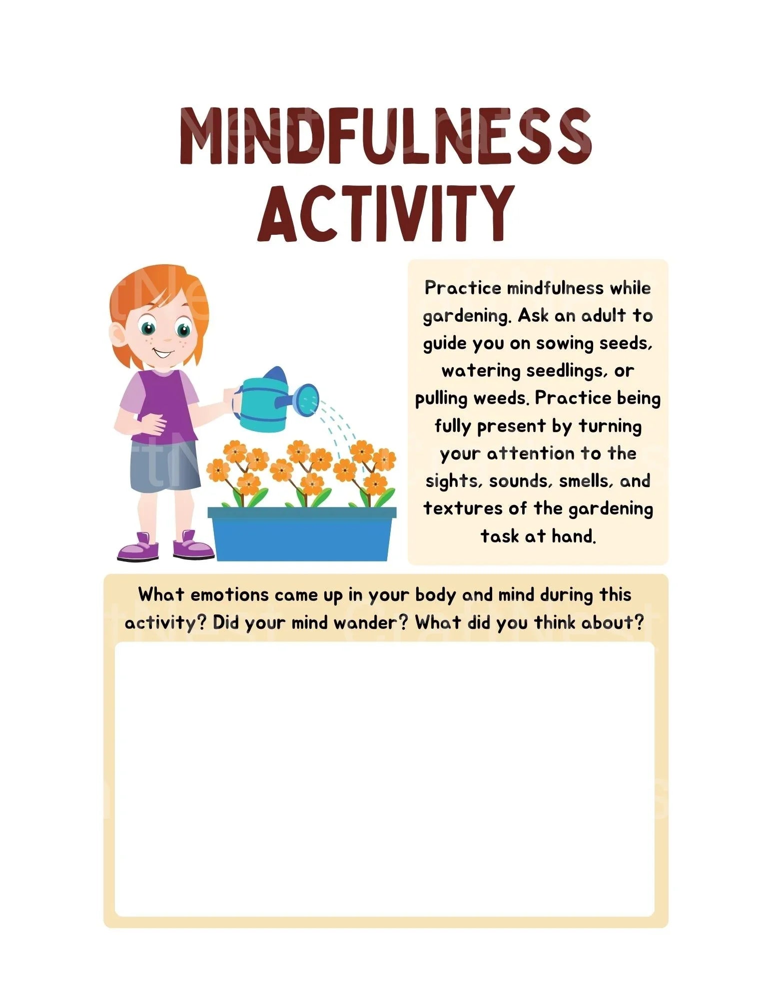 Mindfulness Activities for Kids - CraftNest - Digital Crafting and Art