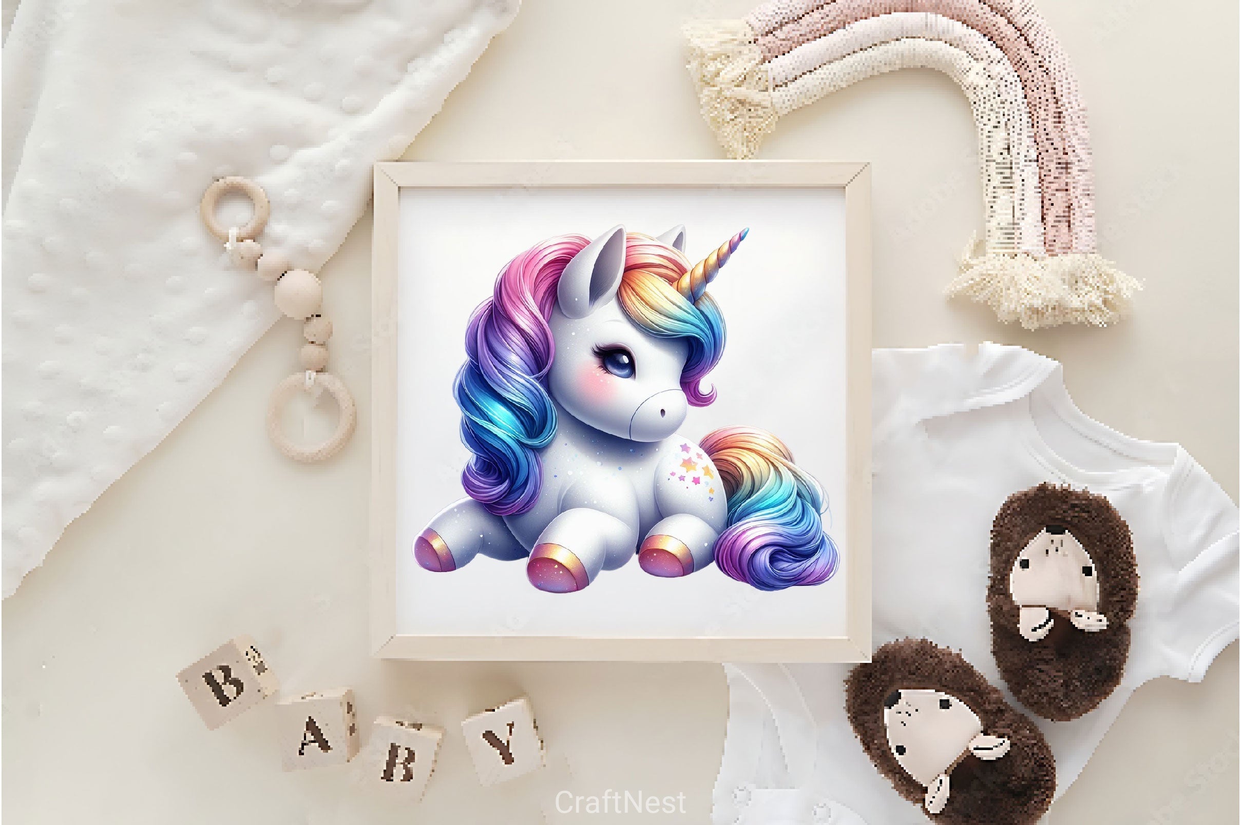 Cute Unicorn Clipart Bundle 9