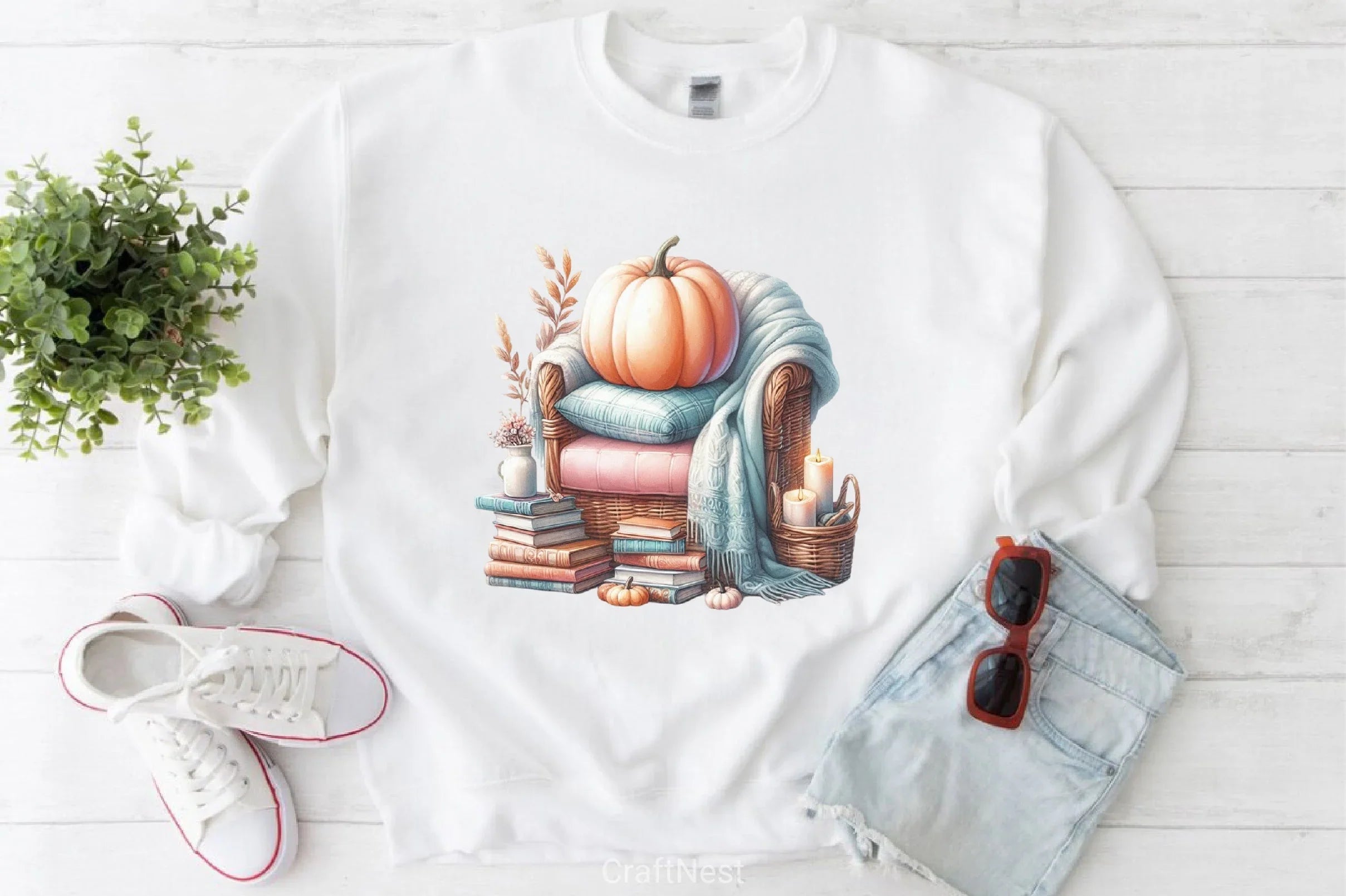 Autumn Pumpkin Clipart Bundle - CraftNest - Digital Crafting and Art