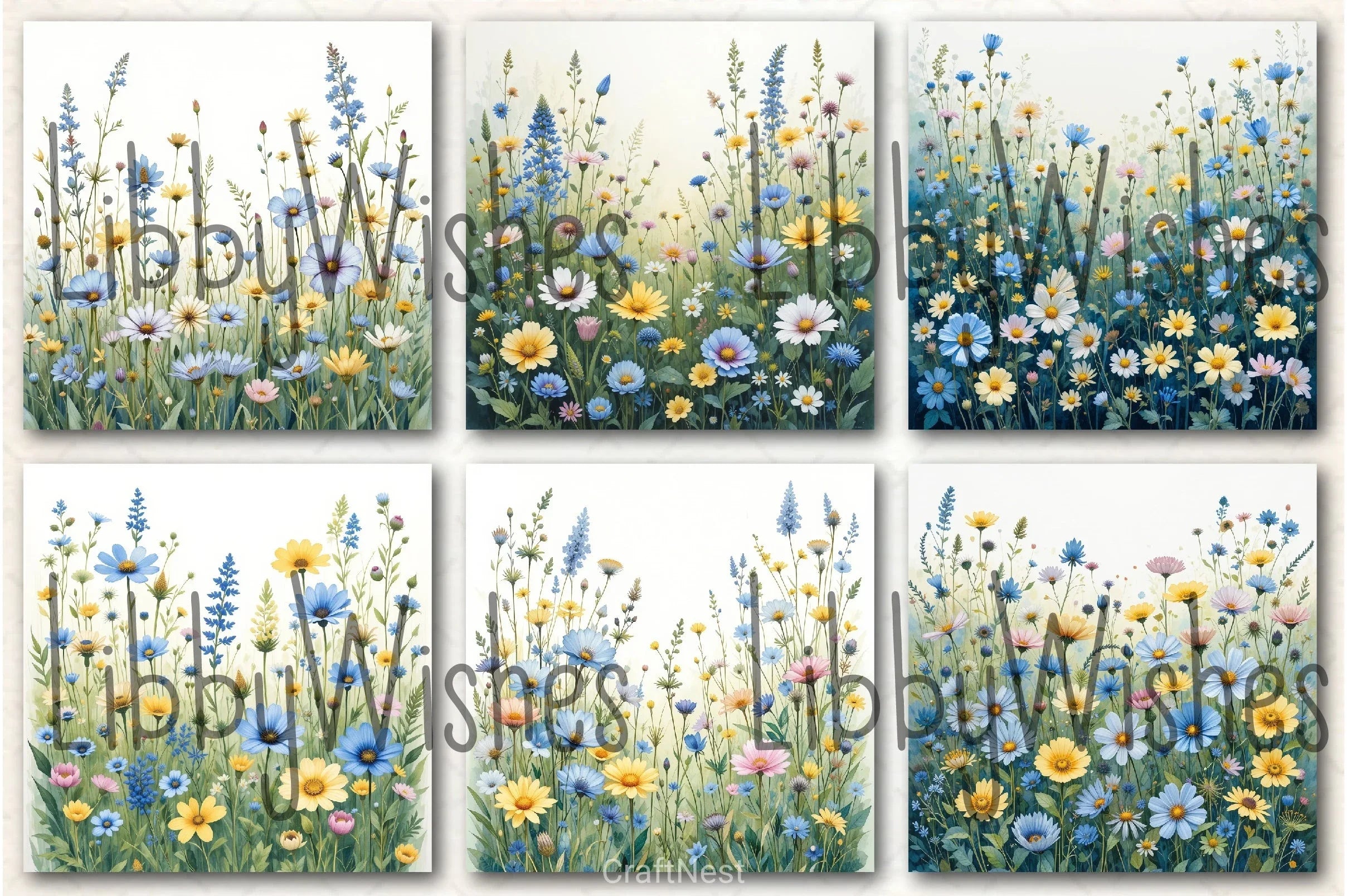 Spring Flower Clipart Bundle 3 - CraftNest - Digital Crafting and Art