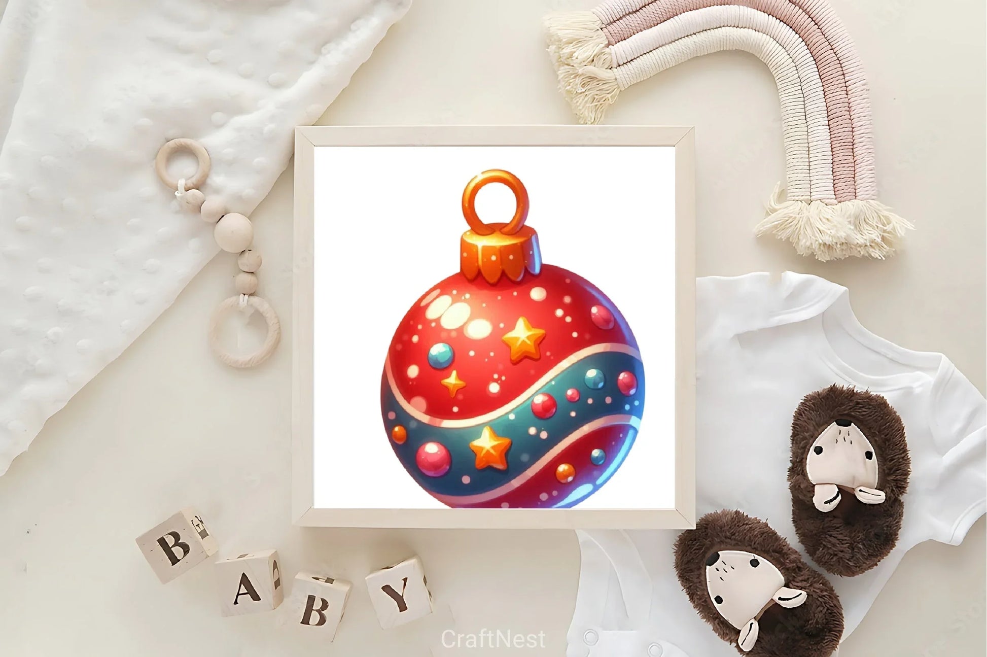 Christmas Ornaments Clipart Bundle - CraftNest - Digital Crafting and Art