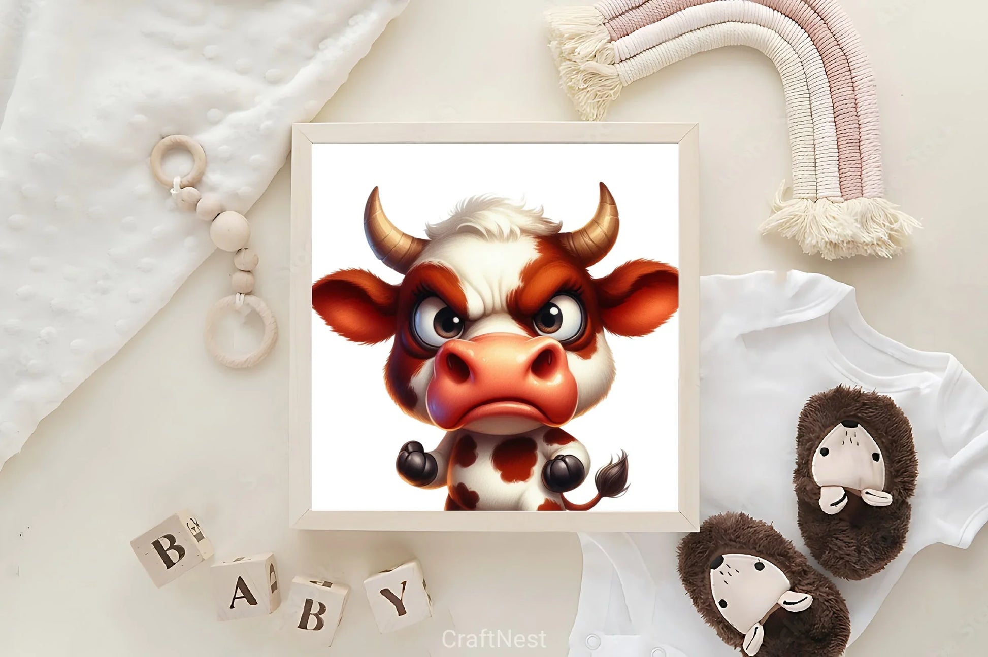 Angry Cow Clipart Bundle - CraftNest - Digital Crafting and Art