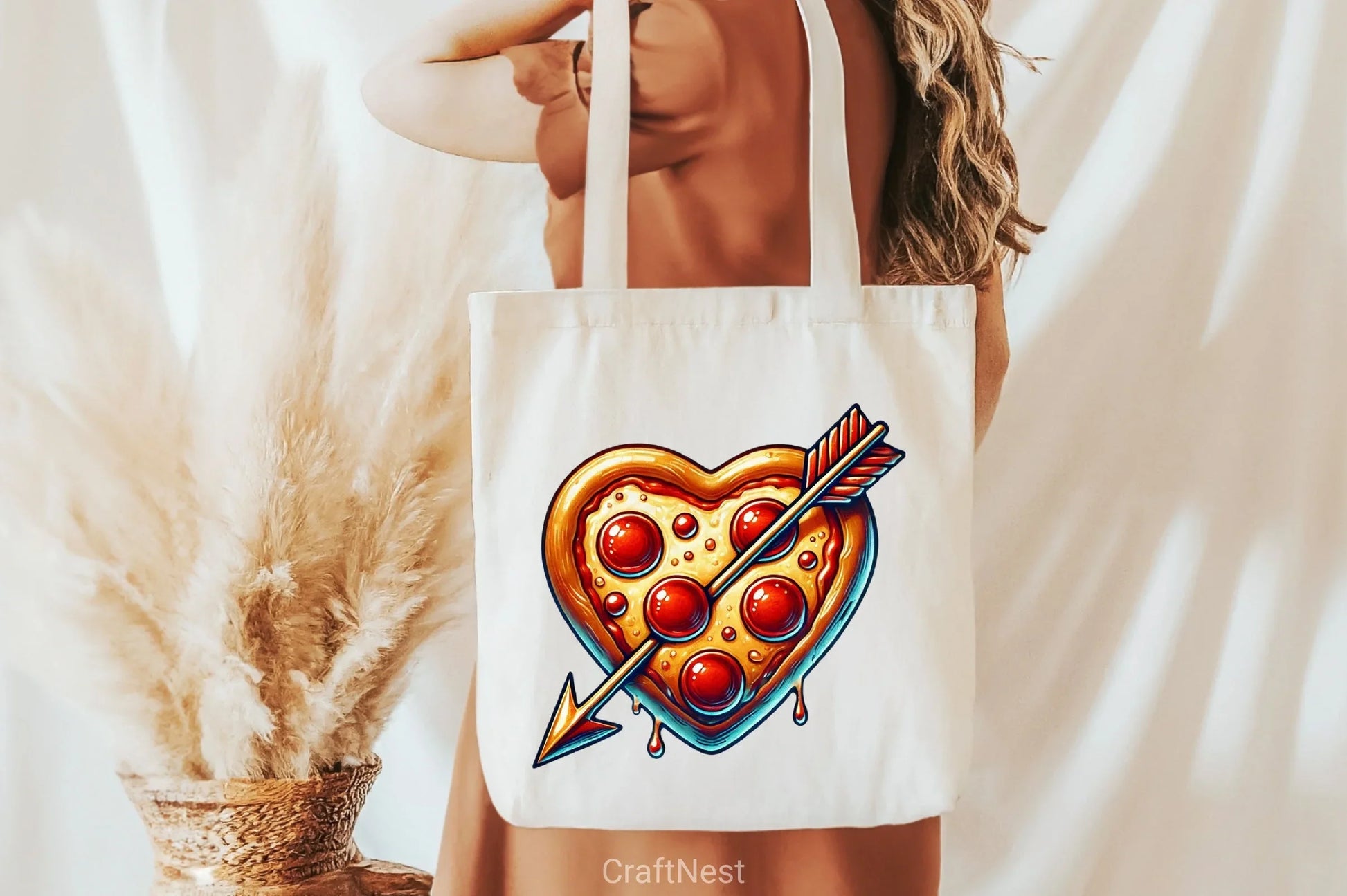 Valentine Heart Pizza Clipart Bundle - CraftNest - Digital Crafting and Art