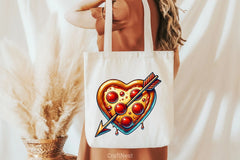 Valentine Heart Pizza Clipart Bundle - CraftNest - Digital Crafting and Art