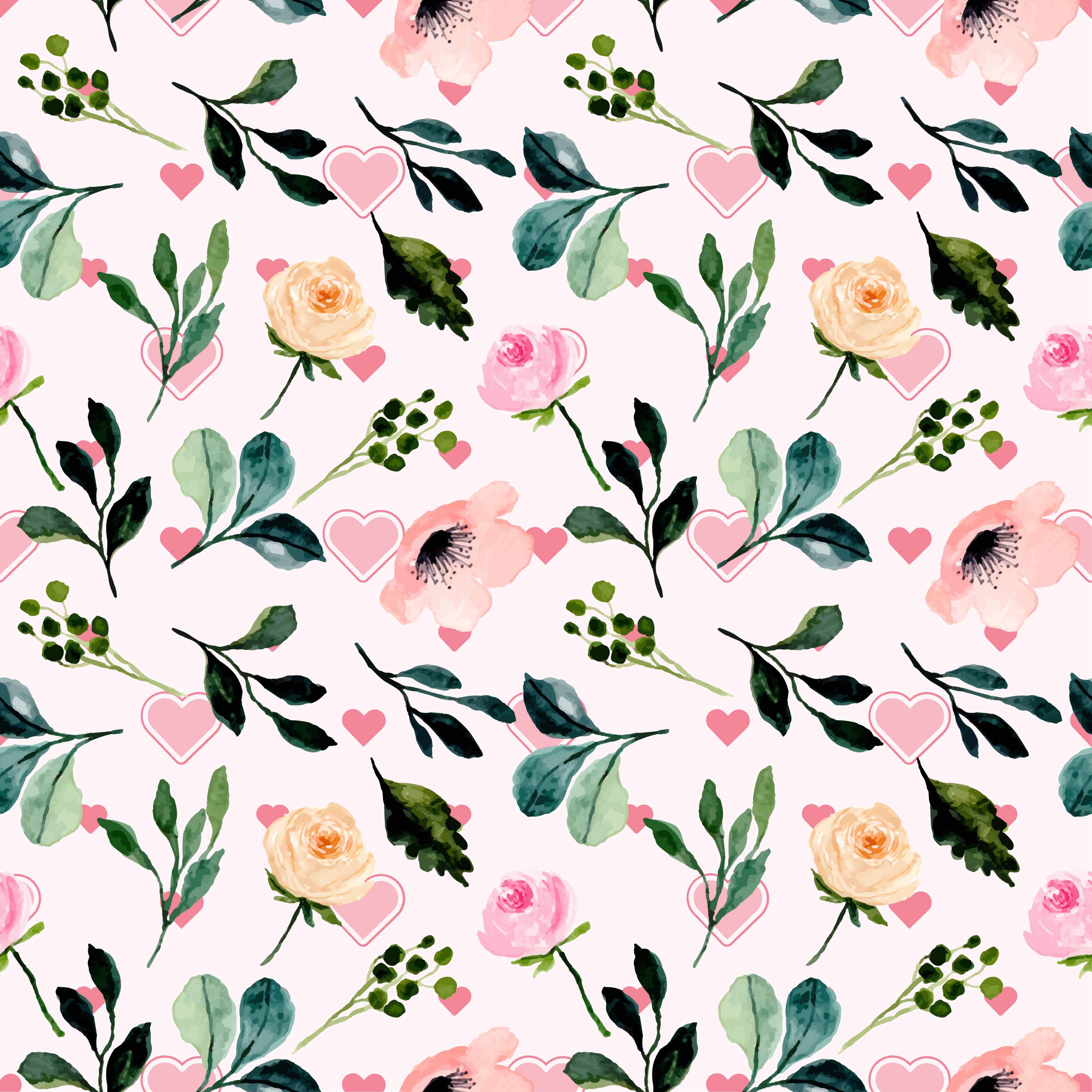 Spring Seamless Digital Paper - CraftNest - Digital Crafting and Art