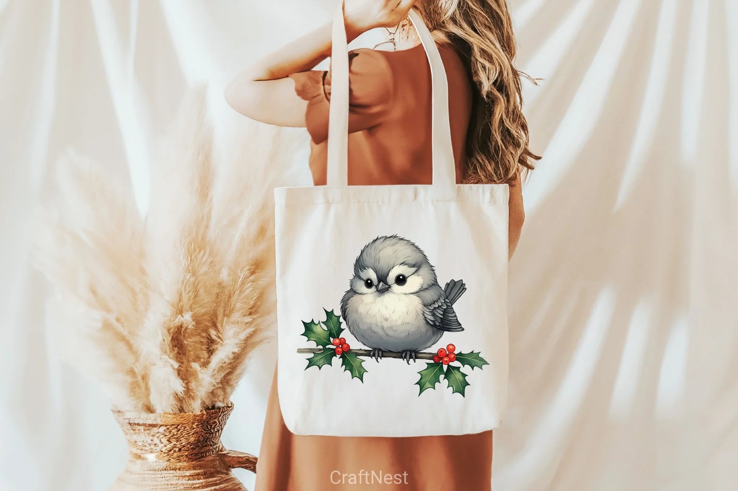 Cute Christmas Bird Clipart Bundle - CraftNest - Digital Crafting and Art