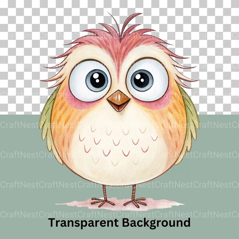 Quirky Birds Clipart Bundle - CraftNest - Digital Crafting and Art