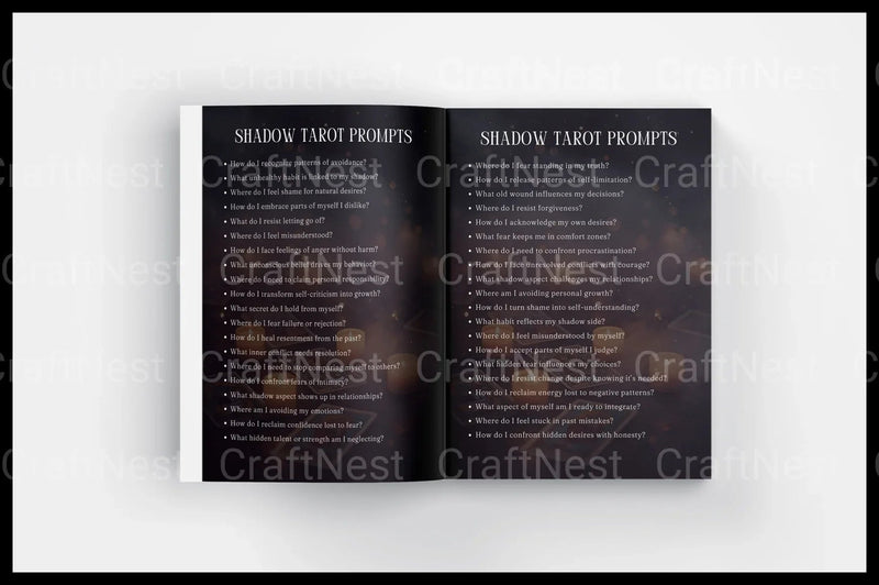 Tarot Reflection Prompts for Insightful Readings - CraftNest - Digital Crafting and Art