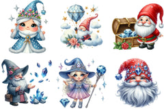 Diamond Gnome Clipart Bundle - CraftNest - Digital Crafting and Art