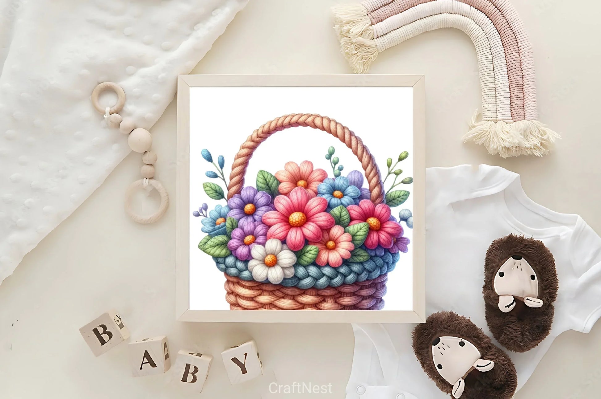 Knitting Basket Clipart Bundle - CraftNest - Digital Crafting and Art